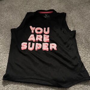 Black Kids Tank Top - 'You Are Super'